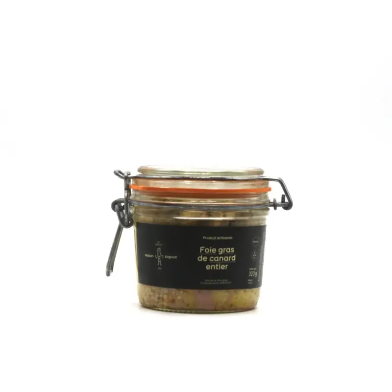 Foie gras entier de canard maison argaud 320 g Foie gras entier de canard maison argaud 320 g