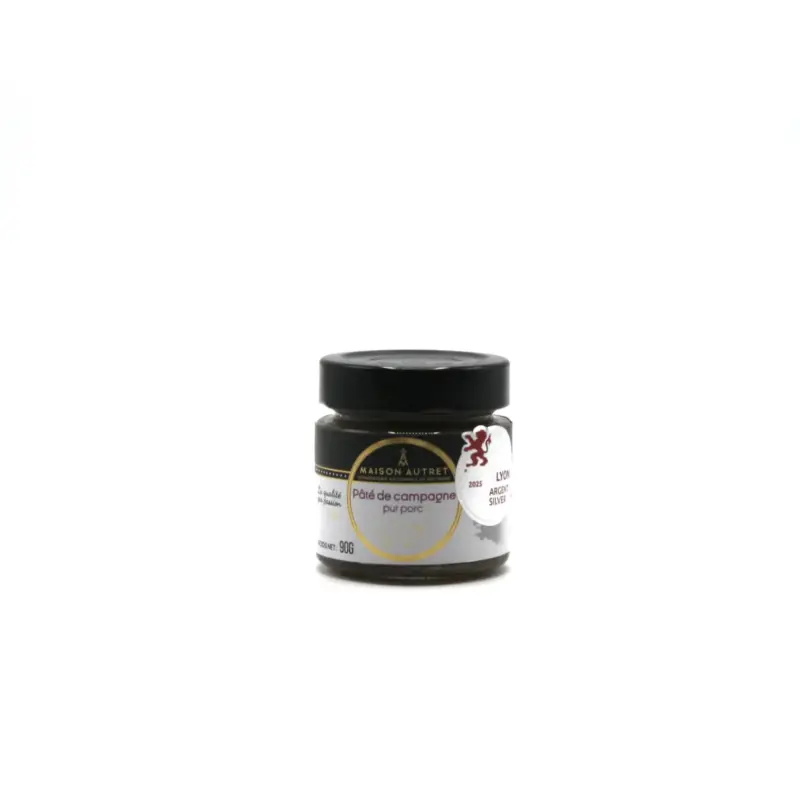 Pâté de campagne pur porc Maison Autret bio 90 g Pâté de campagne pur porc Maison Autret bio 90 g
