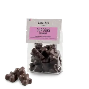 Oursons Guimauve chocolat noir Cluizel 135 g