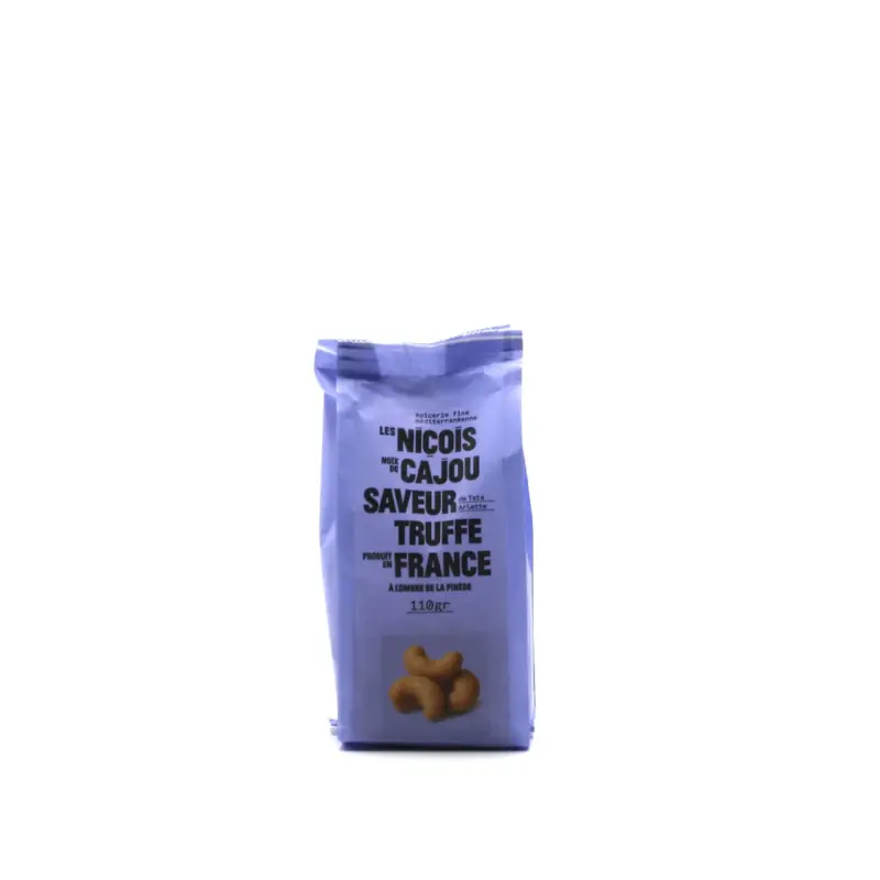 Noix de cajou saveur truffe les nicois 110 gr Noix de cajou saveur truffe les nicois 110 gr