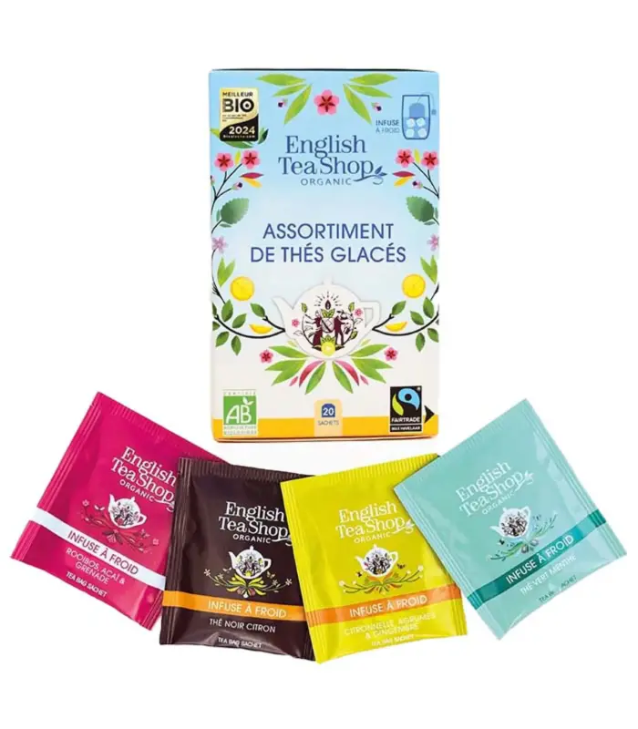 Assortiment thés glacés Englishtea bio 20 sachets