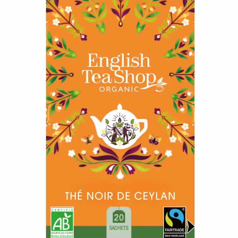 Thé noir de Ceylan Englishtea 20 sachets