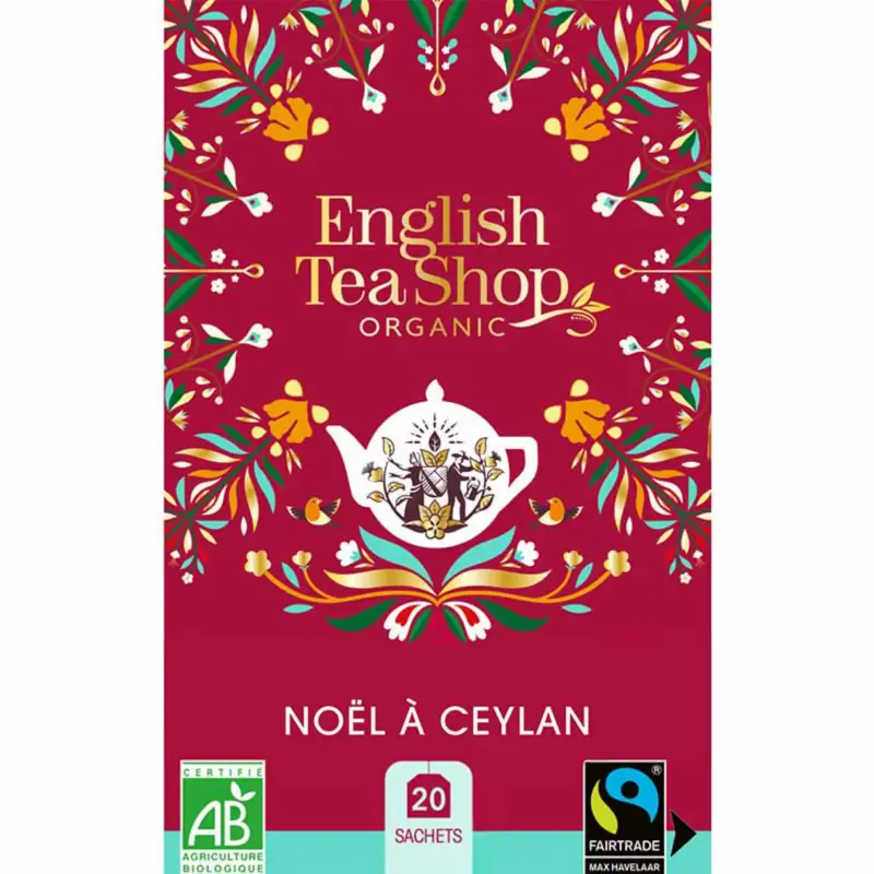Thé Noël à Ceylan Englishtea 20 sachets Thé Noël à Ceylan Englishtea 20 sachets