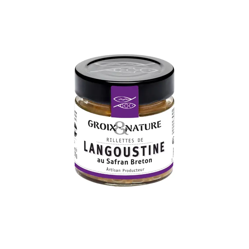 Rillettes de langoustine au safran breton Groix et Nature 100 gr