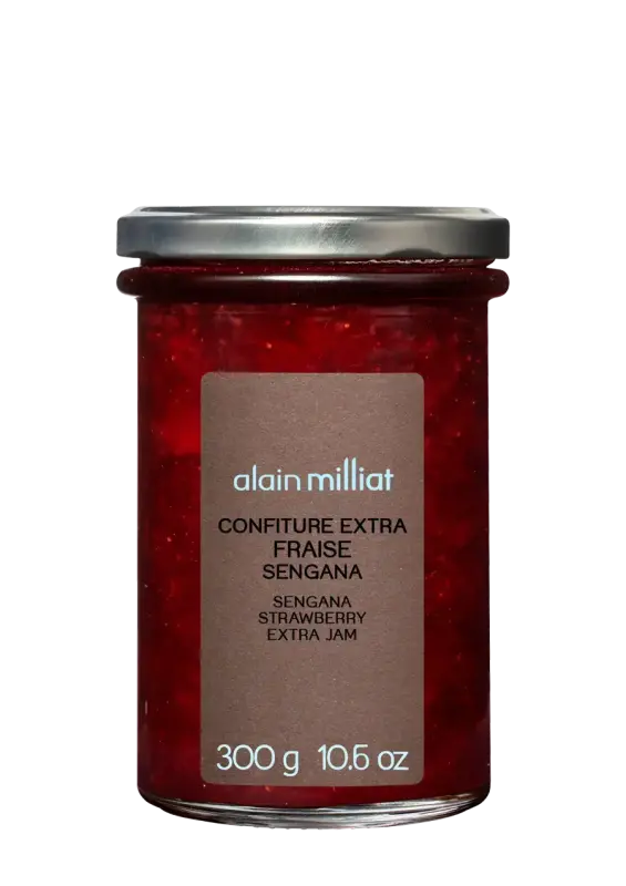 Confiture extra fraise Sengana A Milliat 300 g
