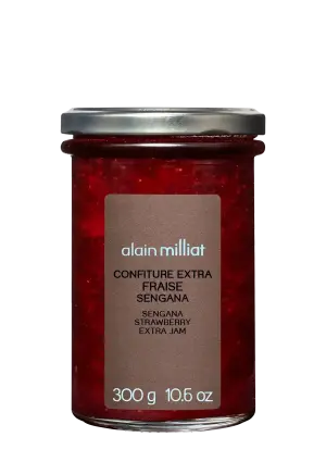 Confiture extra fraise Sengana A Milliat 300 g