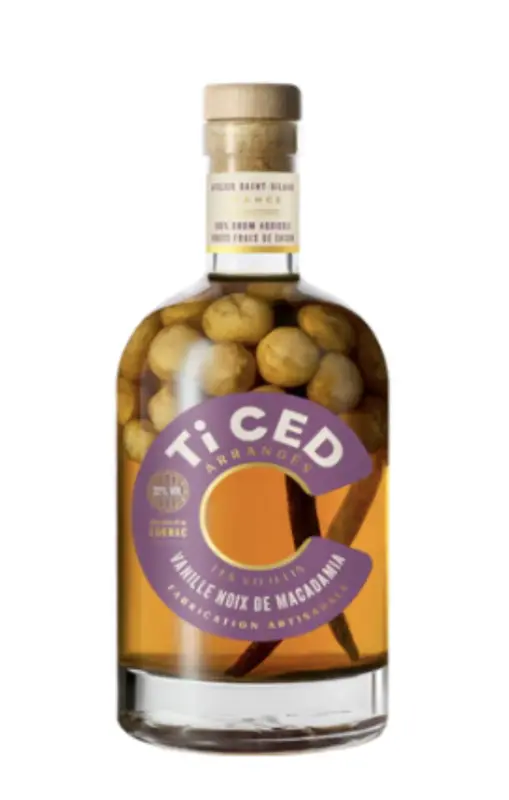 Punch au Rhum Vanille Noix de Macadamia Les Rhums de Ced
