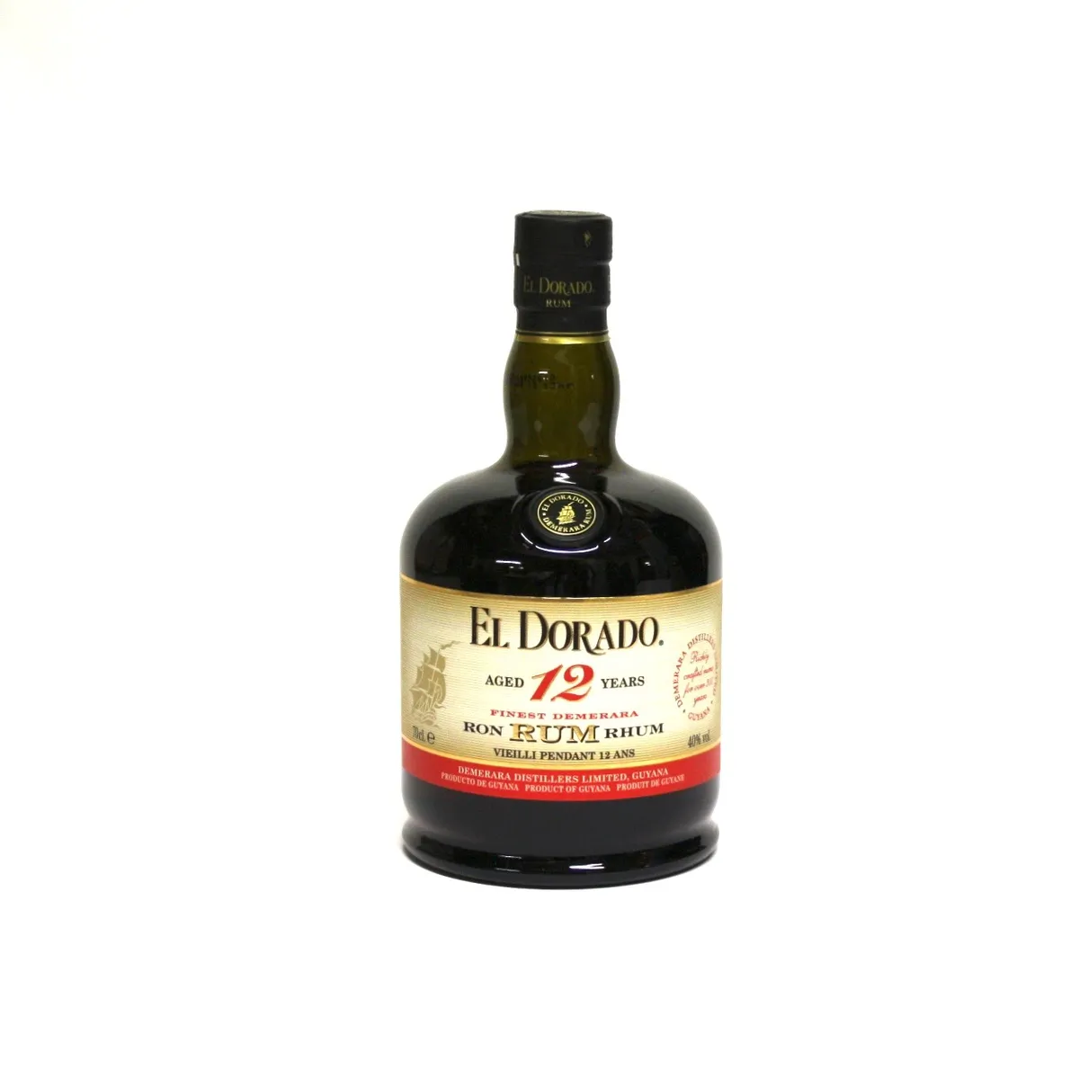 El dorado rum 12 years 40% 70cl