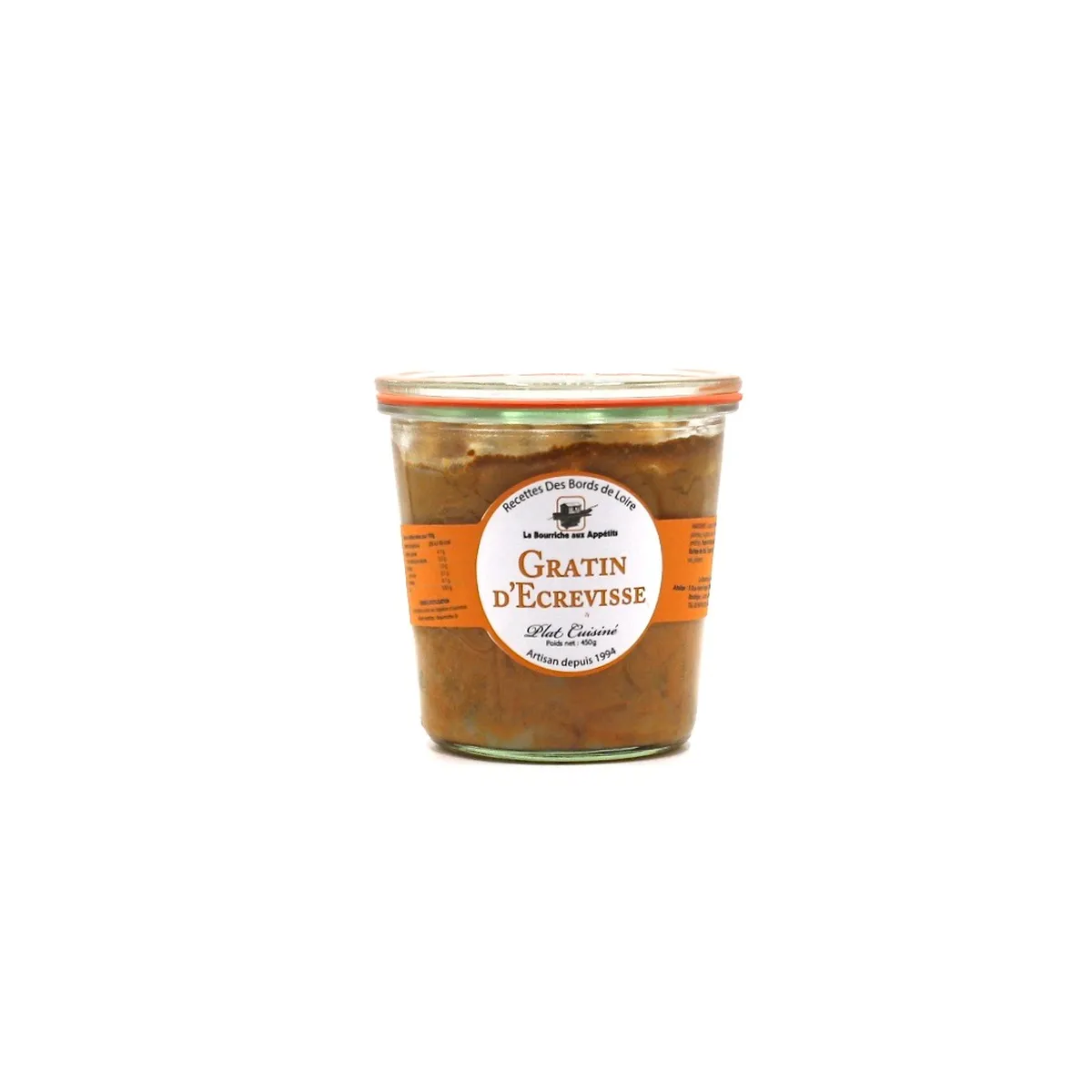 GRAIT OF QUEUES OF CRAYFISH BOURRICHE WITH APPETITS 450 G
