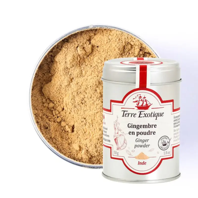 GINGEMBRE EN POUDRE TERRE EXOTIQUE 50 G