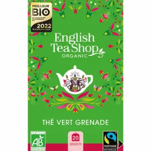 thé vert grenade English tea 20 sachets thé vert grenade English tea 20 sachets