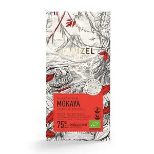 Tablette Mokaya noir 75 % Cluizel 70 g