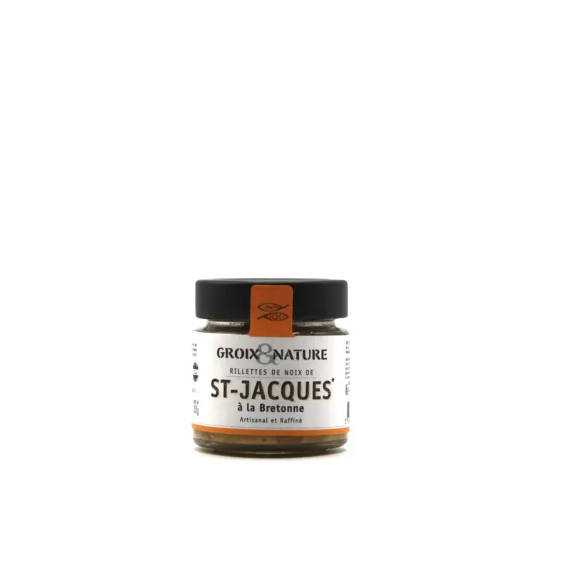 Rillettes with raw and natural scallops 100 g
