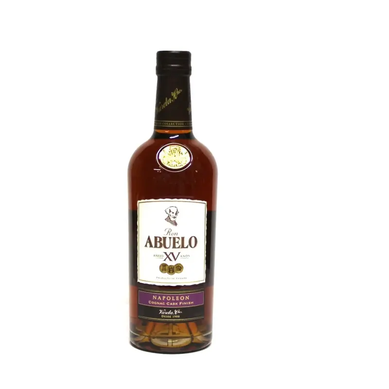 Ron abuelo 15 ans napoleon cognac finish 70cl 40° Ron abuelo 15 ans napoleon cognac finish 70cl 40°