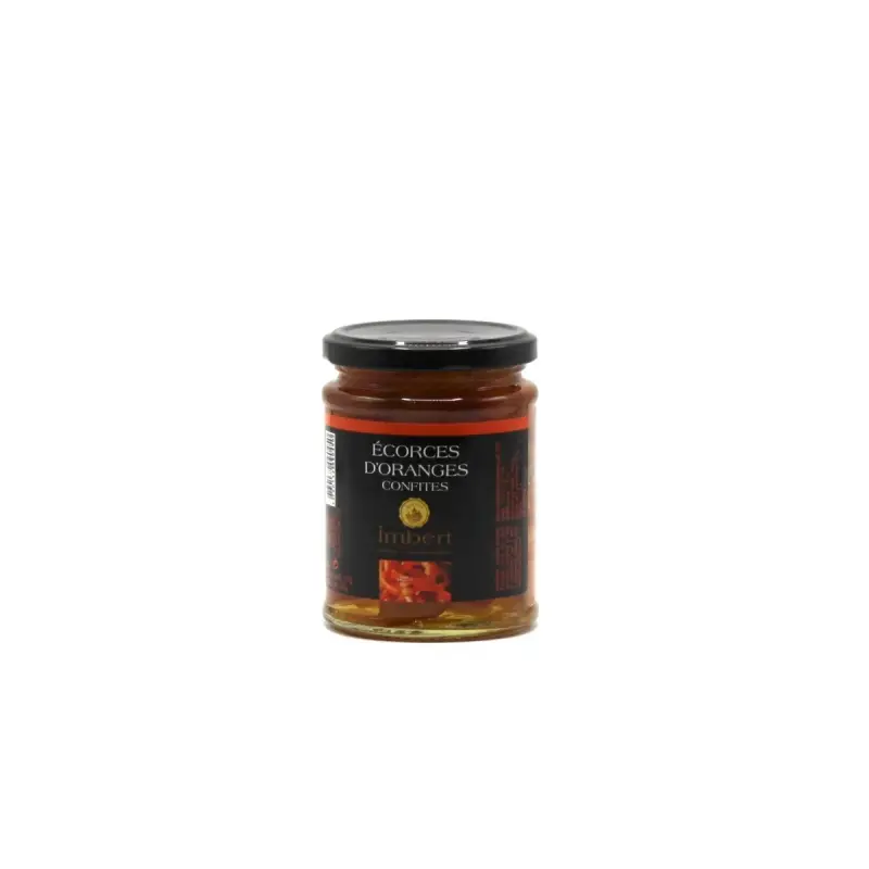 LAMELLES D'ECORCES D'ORANGE CONFITES IMBERT 360 G 