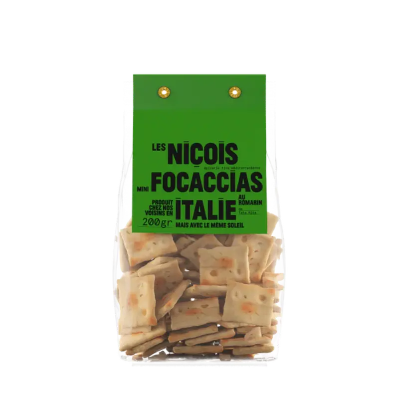 Mini focaccia romarin Les Nicois 200 gr