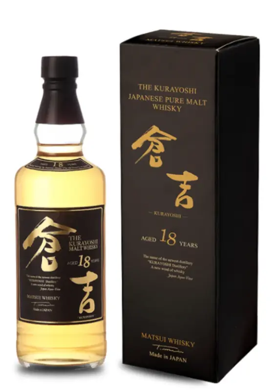 Whisky the kurayoshi pure malt 18 ans japon 50° 70cl