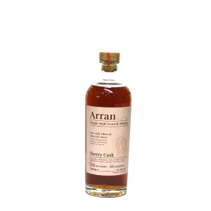 Arran whiskey, unfiltered, isle of arran, scotland, sherry cask 55.8° 70cl