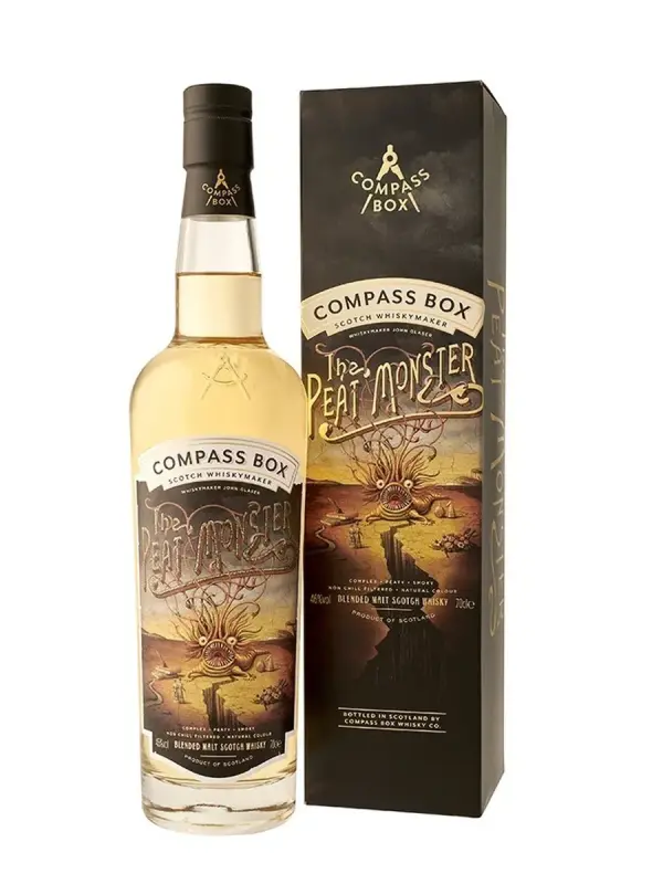 Whiskey the peat monster, malt, compass box 70 cl