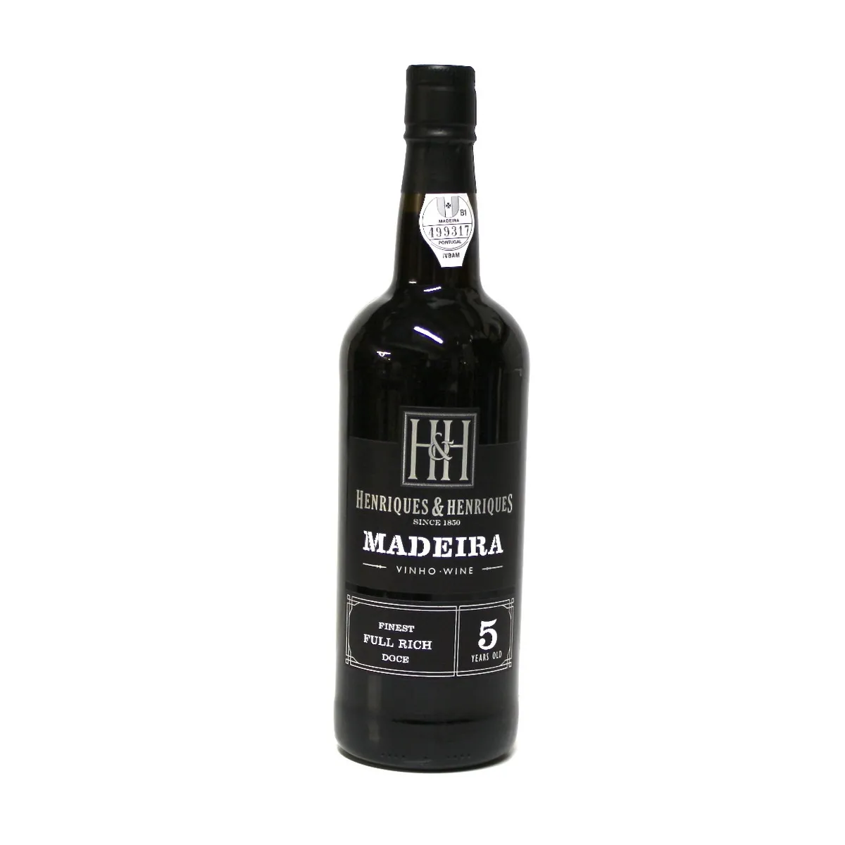 madeira 5 years doce henriques & henriques 19 ° 75 cl