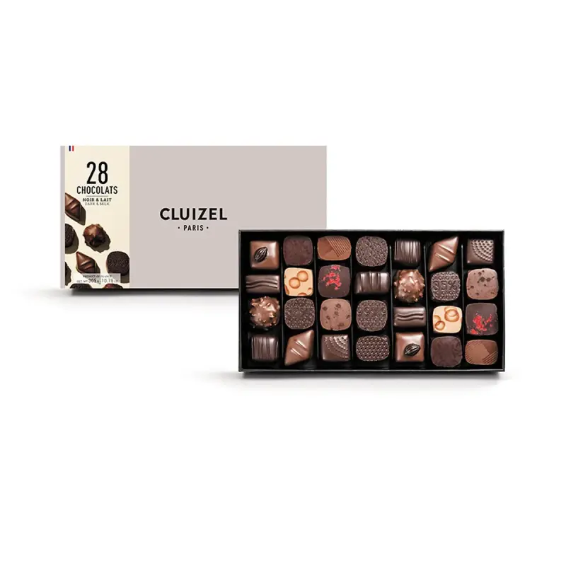 coffret n°28 chocolats michel cluizel 305g