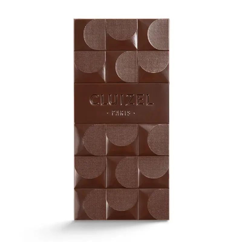 Tablette chocolat noir 70% au grue de cacao cluizel 100 g