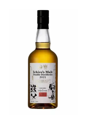 Whisky ichiro's malt double distillation 2021 chichibu komagatake 53.5°  70cl